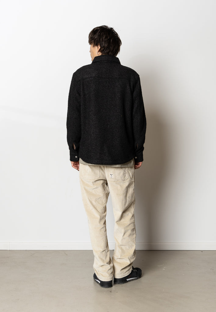 Fat Moose ACE BOUCLE OVERSHIRT Overshirts Black