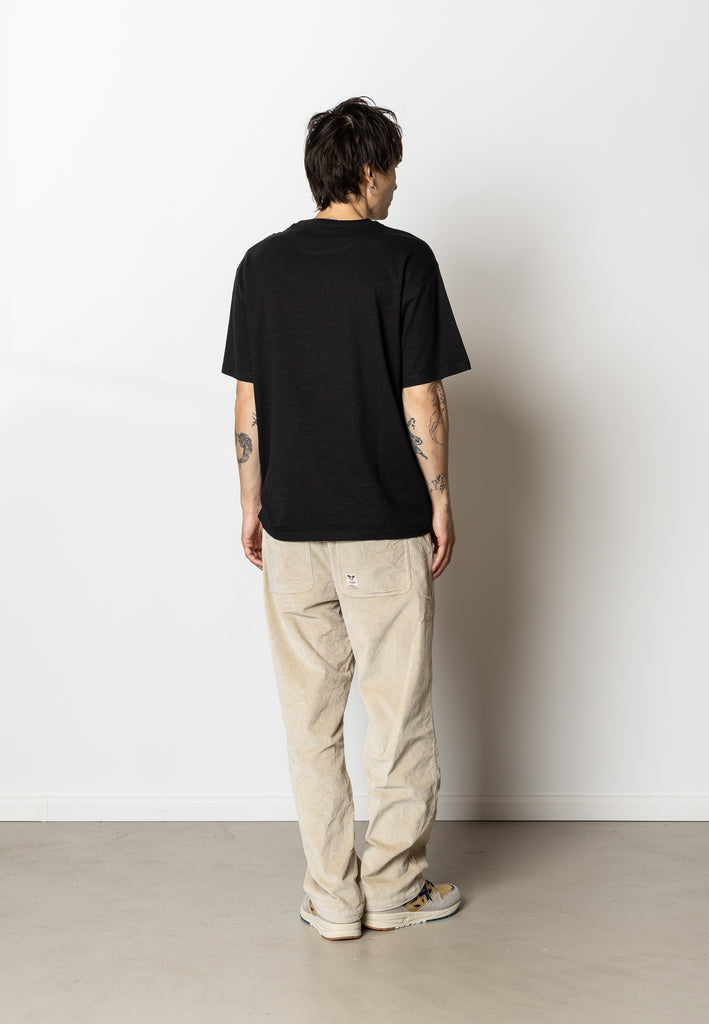 Fat Moose BOOT ORGANIC T-SHIRT T-shirts S/S Black