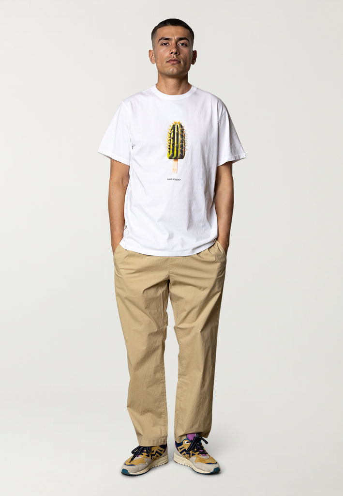 Fat Moose CACTUS ICE T-SHIRT T-shirts S/S White