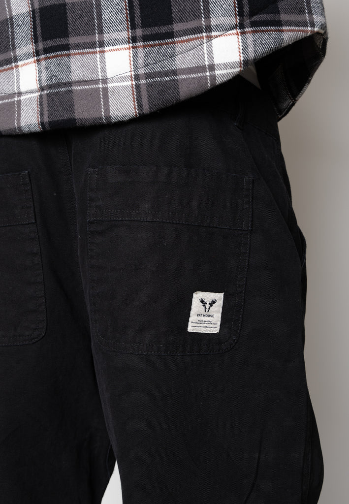 Fat Moose DERECK CANVAS PANT Pants Black