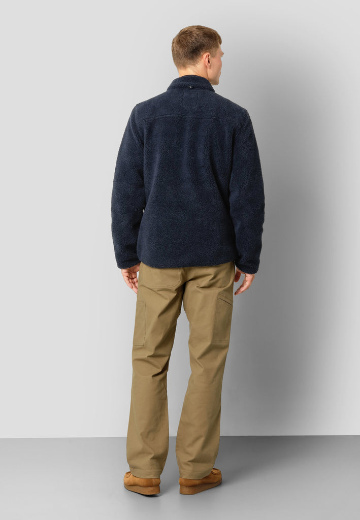 Fat Moose HUGH FLEECE JACKET Fleece Navy