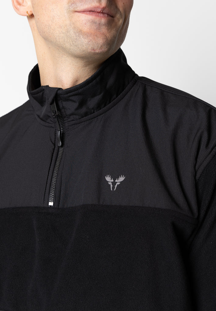 Fat Moose HEROLD FLEECE Fleece Black