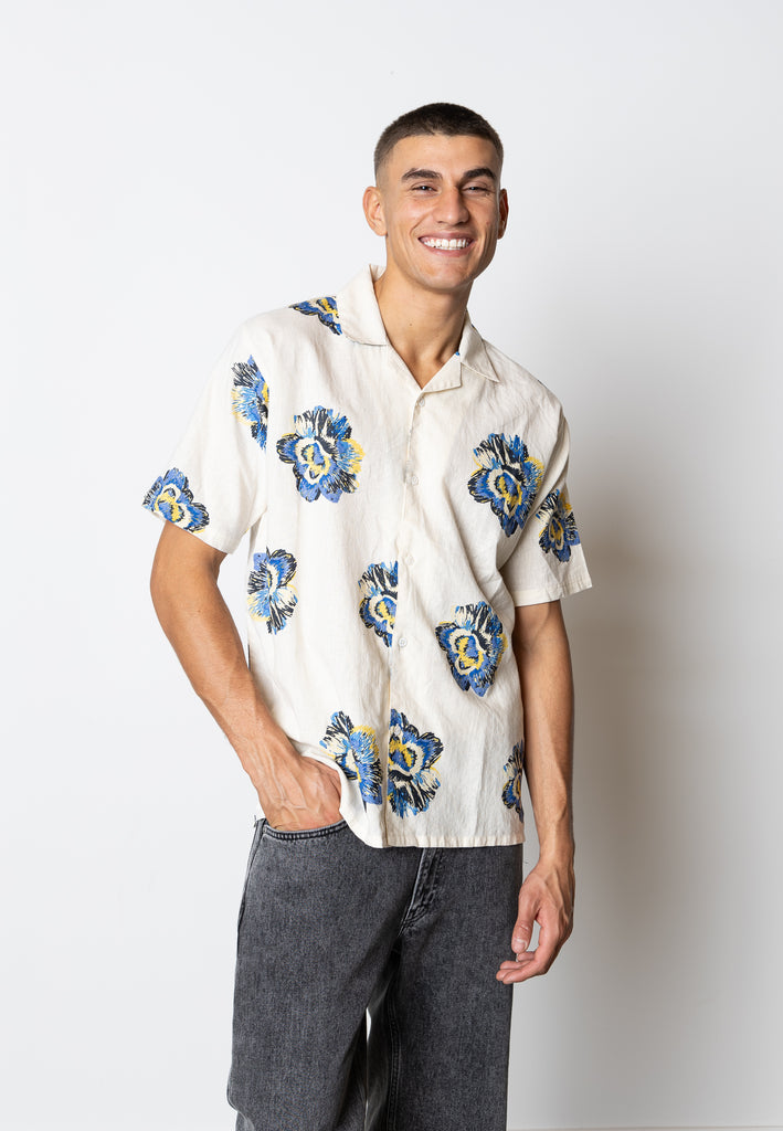 Fat Moose KNOX COTTON/LINEN SHIRT Shirts S/S Multi