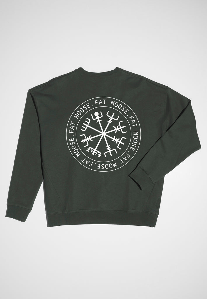 Fat Moose NELSON ORGANIC COTTON SWEATSHIRT Sweatshirts Green