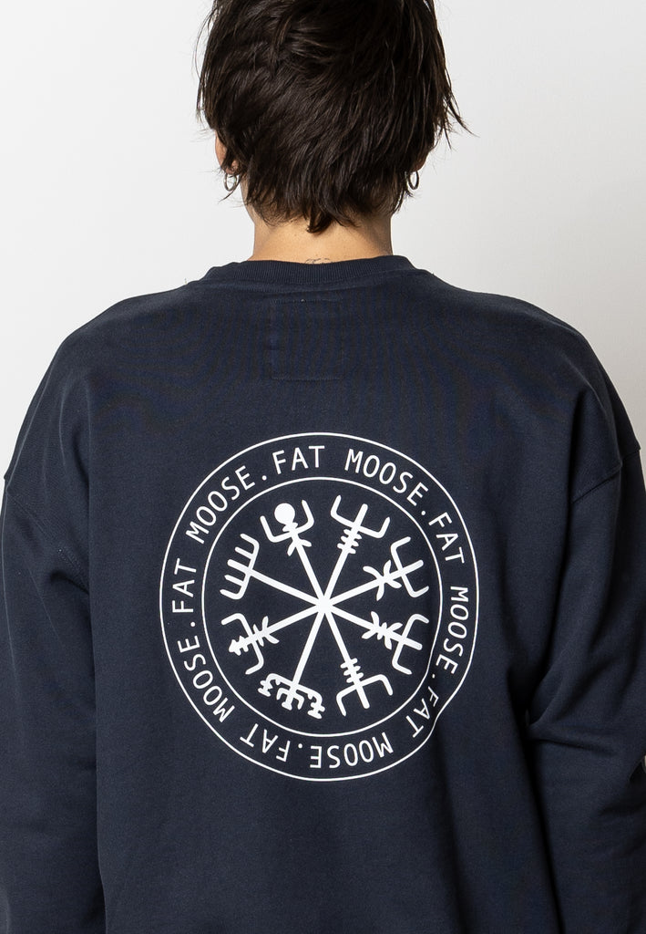 Fat Moose NELSON ORGANIC COTTON SWEATSHIRT Sweatshirts Navy