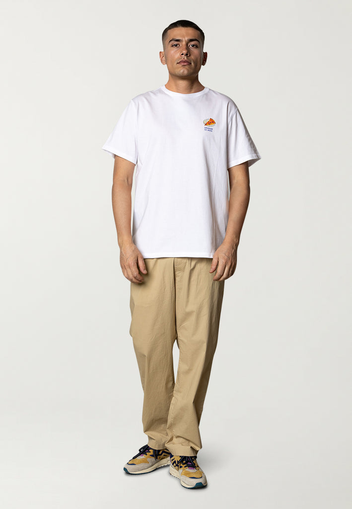 Fat Moose PIZZA SLICE T-SHIRT T-shirts S/S White