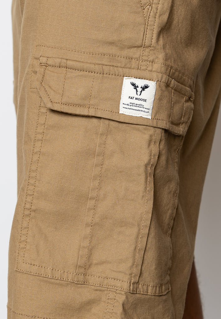 Fat Moose RADAR CARGO SHORTS Shorts Dark Khaki